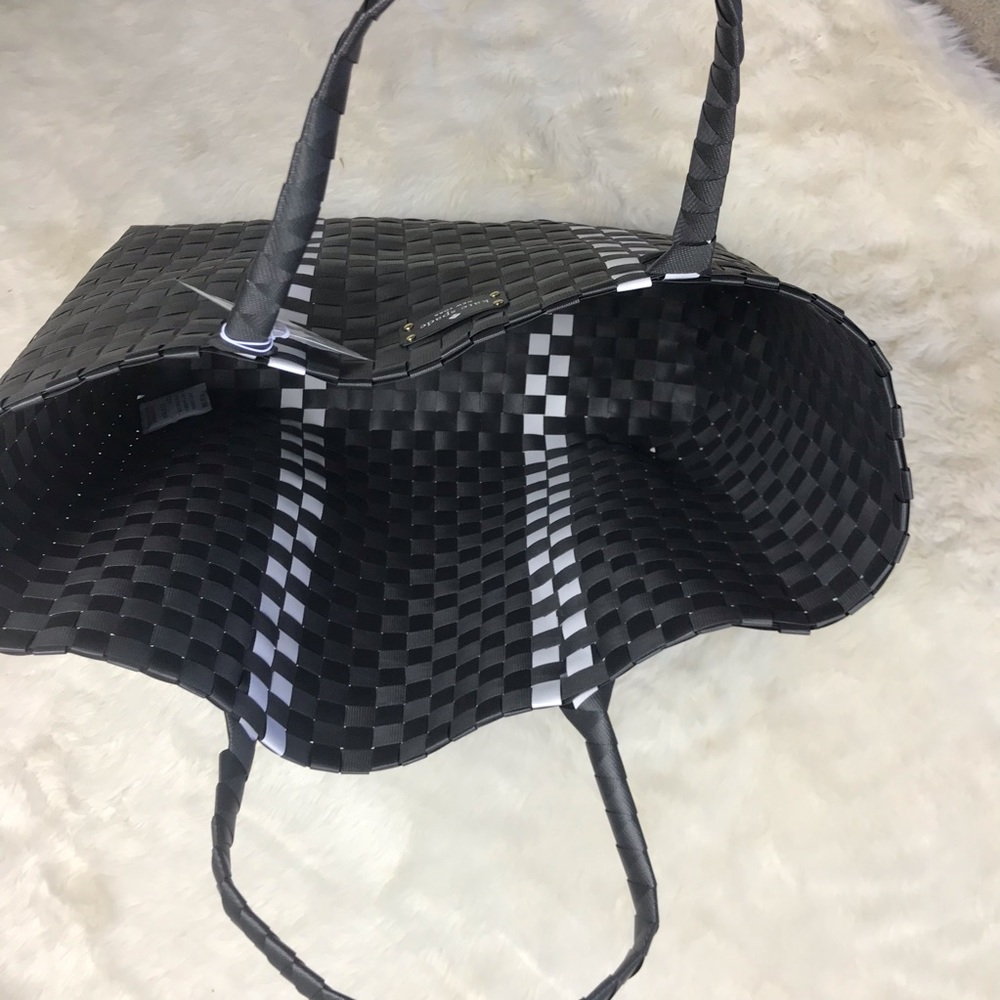 Kate Spade Tote Bag Purse Black White Large NWT - Picture 6 of 6
